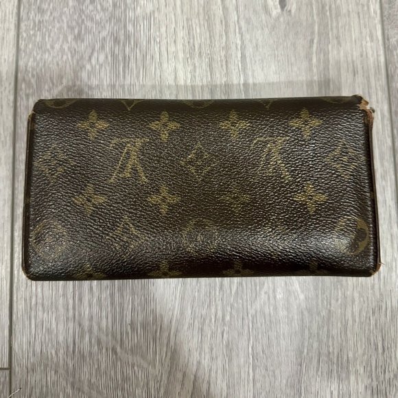 Authentic Louis Vuitton Monogram Portefeuille Sarah Long Wallet - Picture 3 of 12